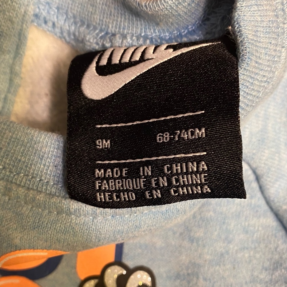 9 months Nike Blue long sleeve shirt - Picture 4 of 4